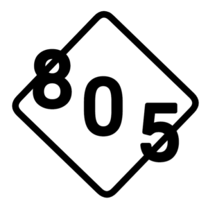 805 Bats Logo